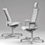 Elegant Wilkhahn Solis F Chairs 3D model small image 3