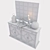 Sleek Modern Lorraine Buffet 3D model small image 3