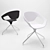 Sleek Vad Swivel Chair 3D model small image 2