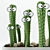 Eye-catching Cactus Duo in Vases 3D model small image 2