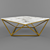 Contemporary Jasmine Marble Coffee Table 3D model small image 1