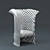 Modern Cassina 357 FELTRI Sofa 3D model small image 3