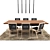 Urban Elegance: Roland Rainer Tableset 3D model small image 1