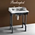 Classic English Basin with Pedestal - Burlington_T38 ALU_B15 1TH 3D model small image 1