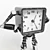  RoboTime: Futuristic Robot Clock 3D model small image 3