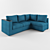 Cozy Bliss Sofa 3D model small image 2