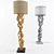 Elegant Standing Lamp - 1780mm H, 500mm D 3D model small image 2