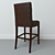 BENNETT PARSONS Leather Bar Stool 3D model small image 3