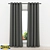 Elegant Grey Curtains 3D model small image 1