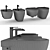 Olympia Nicole: Elegant Bidet Set 3D model small image 3