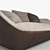 Elegant Isanka Sofa by Walter Knoll 3D model small image 2