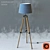 European Loft Design Floor Lamp 3D model small image 1