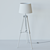 European Loft Design Floor Lamp 3D model small image 2