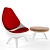 Orbit Swivel Lounge Chair 3D model small image 3