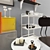 IKEA Furniture Set for Stylish Interiors 3D model small image 2