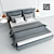 Nordic Dream Studio Bed 3D model small image 2