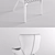 Modern Taran Dining Chair 3D model small image 3