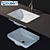 Duravit L-cube Sink Stand & Mirror 3D model small image 2