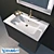 Duravit L-cube Sink Stand & Mirror 3D model small image 3