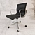 ErgoLeather Office Chair 3D model small image 1