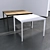 Sleek Square "Sovet" Table 3D model small image 1