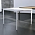 Sleek Square "Sovet" Table 3D model small image 2