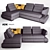 ADK "Chicago" Corner Sofa 3D model small image 1