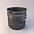 Vintage Bucket: A Witness of Lifelong Stories 3D model small image 1