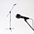 Professional Vocal Microphone with Stand - Audio-technica PRO61 3D model small image 1