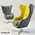 Neo Zing Armchair: Your Ultimate Relaxation Zone 3D model small image 1