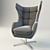 Neo Zing Armchair: Your Ultimate Relaxation Zone 3D model small image 2