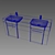 Double Sink Vanity Set 3D model small image 3