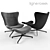 Modern Comfort: AMY Chair by Ligne Roset 3D model small image 1