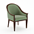 Fairfield Mesh Armchair 3D model small image 1