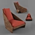 Ostap Design Sofa & Chair Set 3D model small image 2