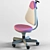 Comfy and Stylish Pepe Kids Chair 3D model small image 1