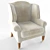 Luxurious DURESTA Shaftesbury Chair 3D model small image 1