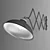 Sleek Wall Light 3D model small image 1