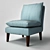 Comfort Bliss: Jascha Armchair 3D model small image 1