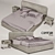 Cantori Elvis Bed Set - Modern Design 3D model small image 1