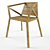 Sleek Modern Chair 3D model small image 1