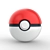 Interactive Pokemon Pokeball Toy 3D model small image 1