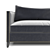 Elegant Gray Velvet Sofa 3D model small image 2