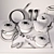 Decorated Cookware Set 3D model small image 3