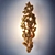 Brass Designer Wall Light 3D model small image 3