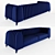 Elegance in Comfort: Modern Sofa 3D model small image 1