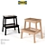 IKEA Bekvem 2-in-1 Stool Ladder 3D model small image 1