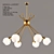 Opulent Opal Glass Pendant Light 3D model small image 1