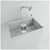 Blanco Andano Sink Set: Stylish Design with Vonda Mixer 3D model small image 2