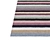 Striped Displace Rug 3D model small image 2